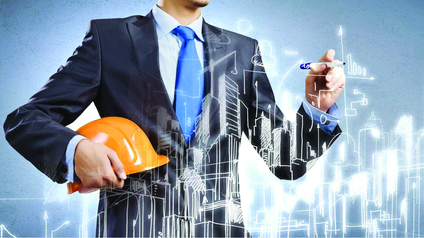 Engineer with Hard Hat